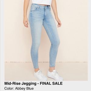 GARAGE MidRise Jegging Abbey Blue SZ 11